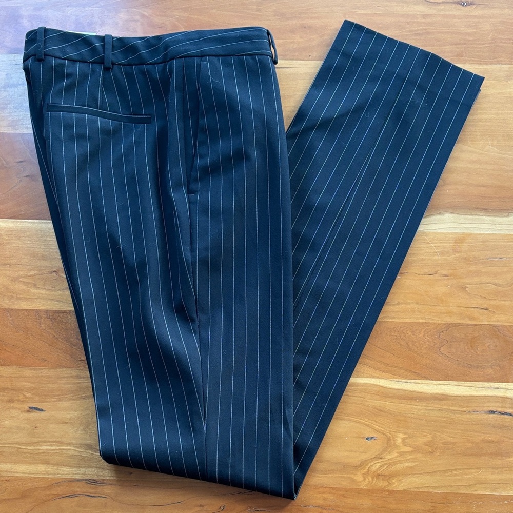 Boss Black Pinstripe Pants